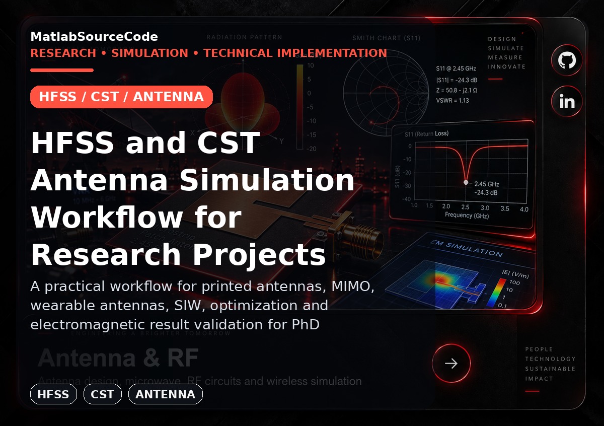 Biconical Antenna with FSS at 2.45 GHz: Research Workflow